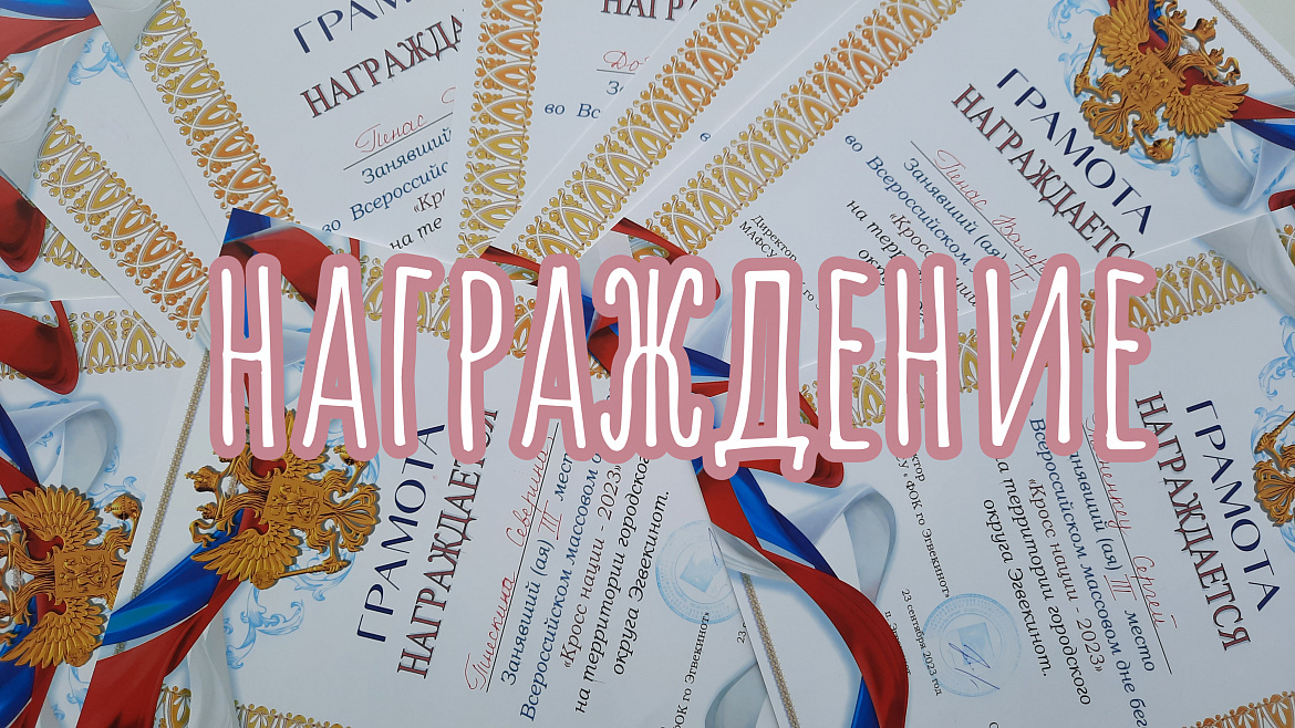 ЗАСЛУЖЕННАЯ НАГРАДА