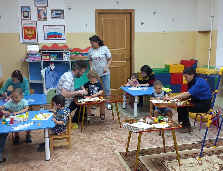 «Печатаем» вместе с родителями!